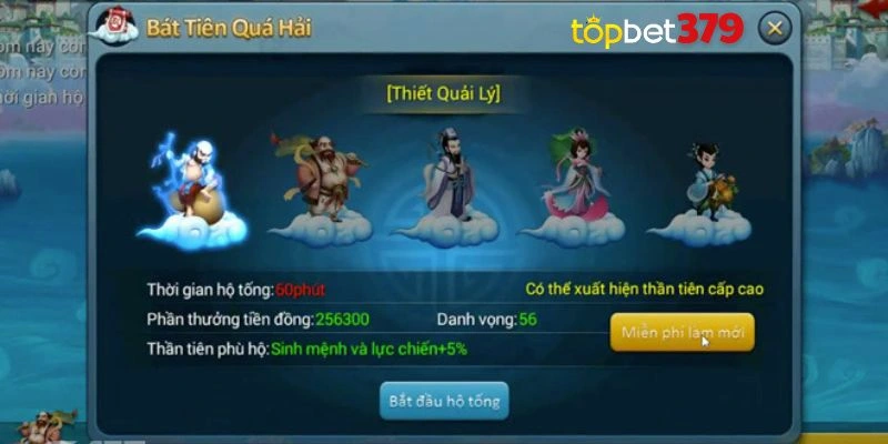 Hướng dẫn chơi slot game Bát Tiên Quá Hải chi tiết